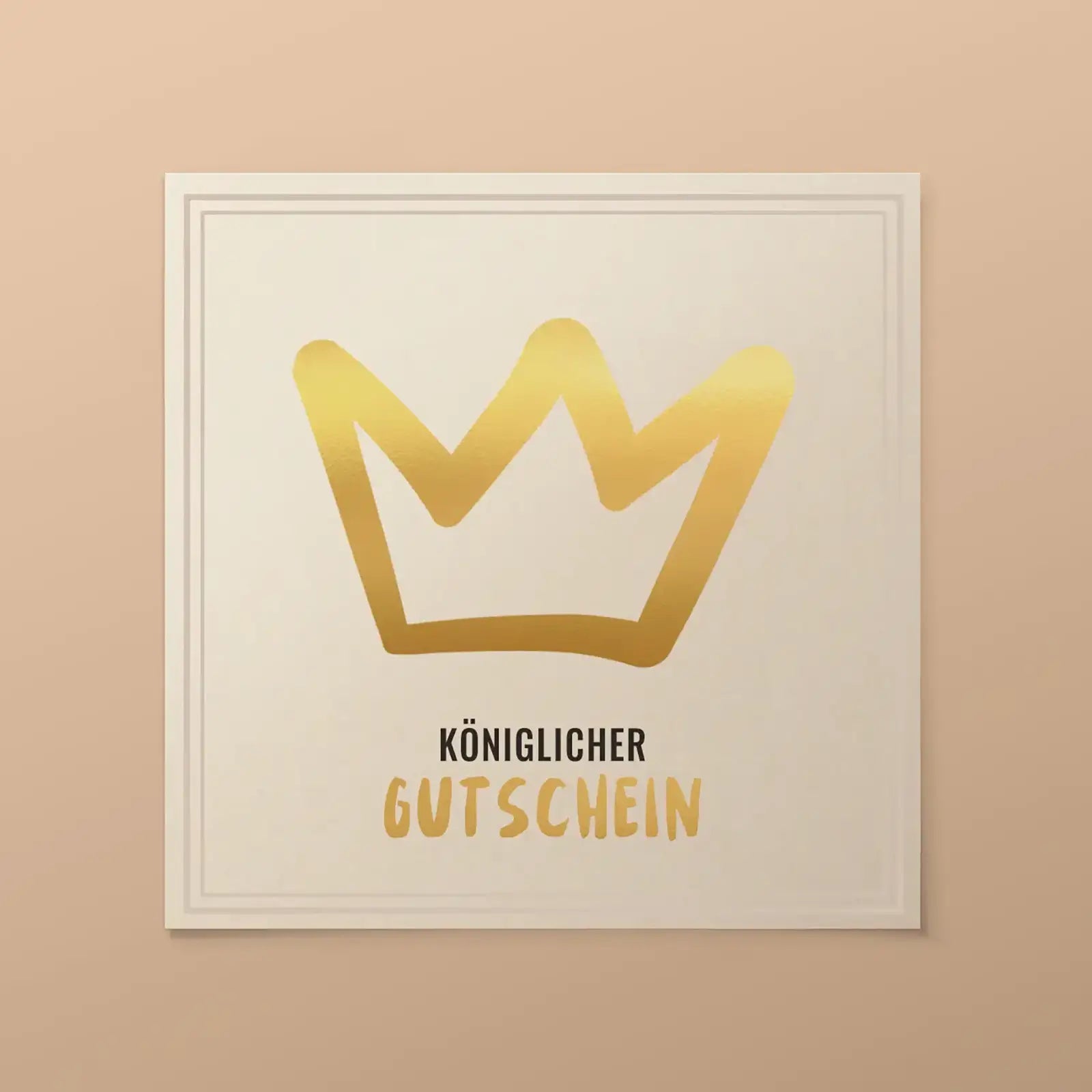 Rudelkönig Geschenkgutschein für aufregende und wertvolle Geschenke.