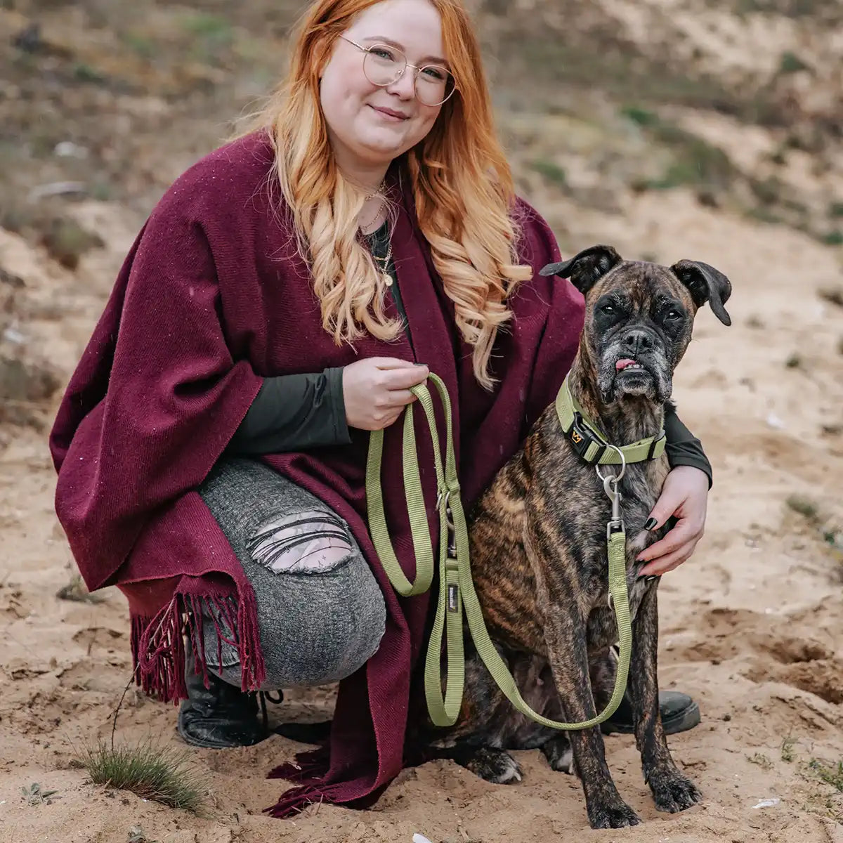 Stadtbummel oder Waldrunde? Mit 230 cm Länge und 2 cm Breite hast du immer genau die Kontrolle, die du brauchst. Kurz, lang oder mittendrin – eine Leine für alles.