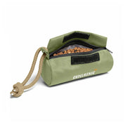 Le dummy de nourriture Rudelkönig en vert pour un entraînement de rapport réussi chez les chiens.