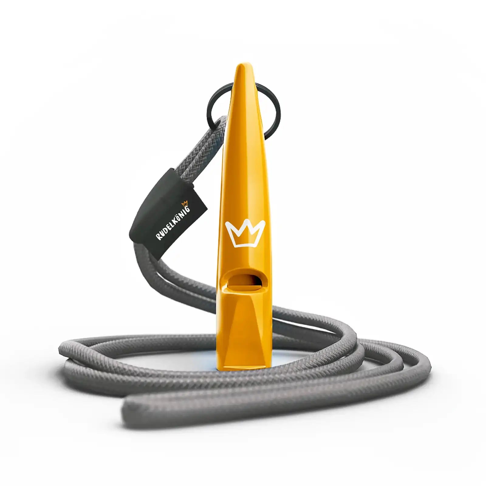 Die Rudelkönig Hundepfeife in orange für effektive Hundererziehung und ein gelungenes Hundetraining