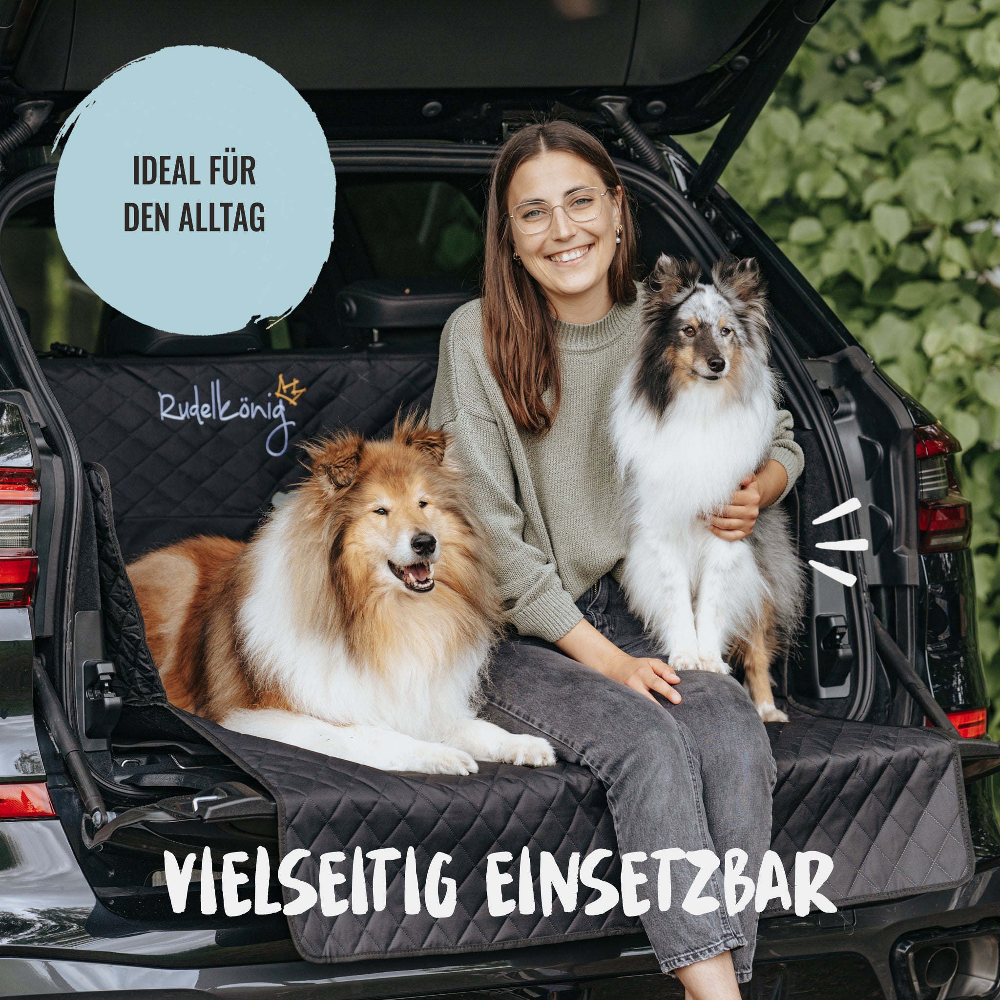 Kofferraumschutz Luxus - Die perfekte Autoschondecke für Hunde – Rudelkönig