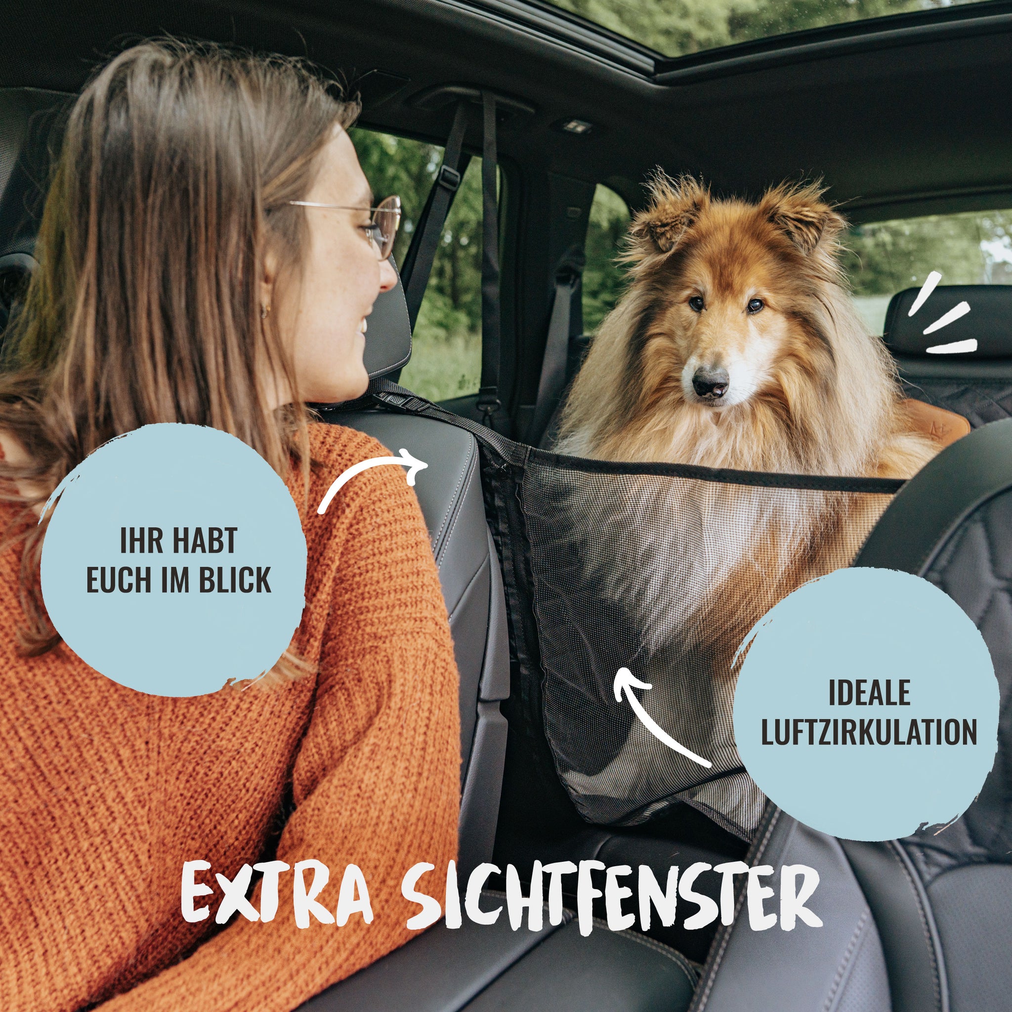 Der Rücksitzschutz für Hunde - die perfekte Autoschondecke fürs
