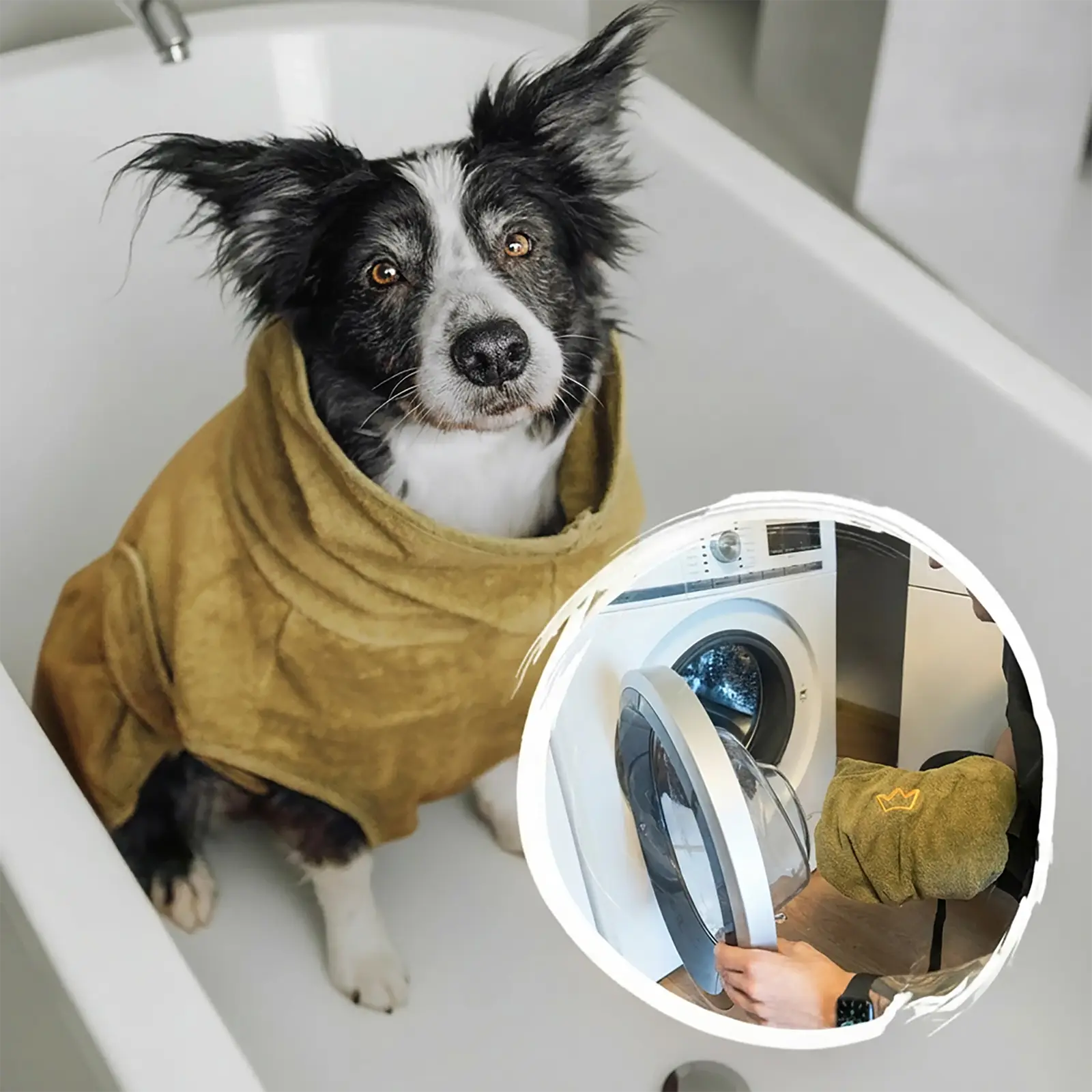 Einfach in die Waschmaschine werfen - ohne Farbverlust oder Einlaufen. Strapazierfähig, pflegeleicht und immer bereit für den nächsten Einsatz.
