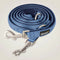 Rudelkönig Hundeleine Bella in blau, 20mm breit und mehrfach längenverstellbar mit Neoprenfütterung für entspannte Gassi Runden.