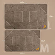 Richtige Größe, weniger Chaos | Kennst du’s: Handtuch zu klein, der halbe Hund bleibt nass. Oder zu groß, und du kämpfst mit Stoff. Frotta löst beides mit zwei Größen: M für kleine bis mittlere Hunde, L für große. 
