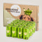 Rudelkönig dog poop bags made from recycled plastic in an advantageous multi-pack of 300 pieces.